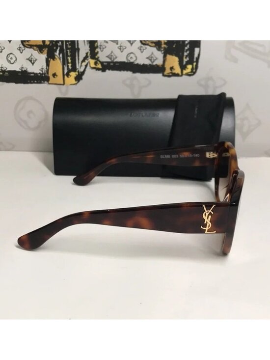 New Authentic Saint Laurent Havana SLM8 003 Sunglasses main image 6